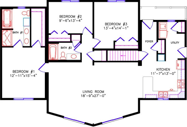 Alternate Floor Plan: 2061 Lakewood