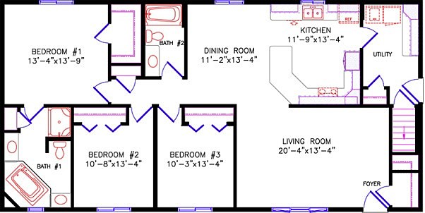 Floor Plan: 2236 Brookdale