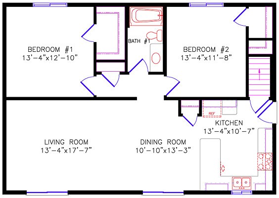 Floor Plan: 2275 Brookdale