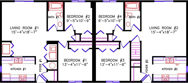 Alternate Floor Plan: 2680 Duplex