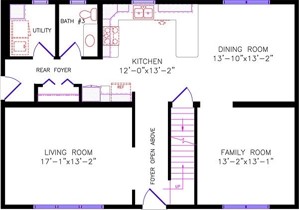 Alternate Floor Plan: 3030 Mapleton