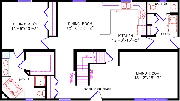 Alternate Floor Plan: 3540 Telmark