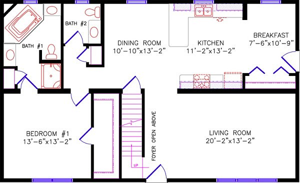 Floor Plan: 3560 Telmark Upper Level