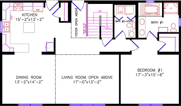 Alternate Floor Plan: 3580 Telmark