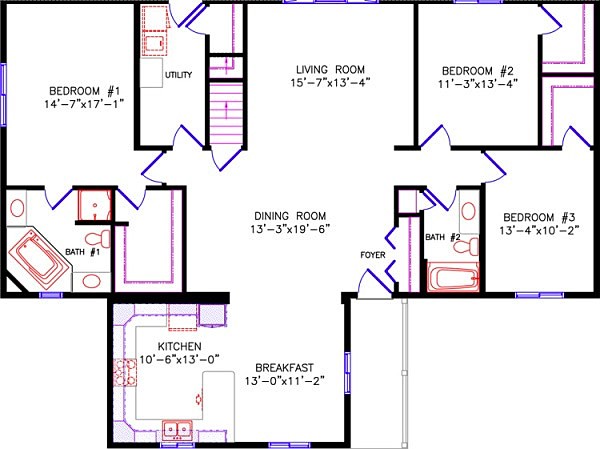 Alternate Floor Plan: 3640 Spectrum