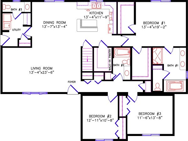 Alternate Floor Plan: 3680 Spectrum