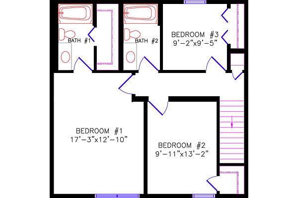Alternate Floor Plan: 3810 Thomasville Upper Level