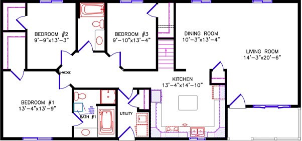 Floor Plan: 4110 Covington