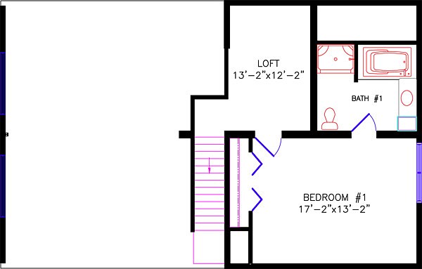 Floor Plan: 4720 Loft Upper Level