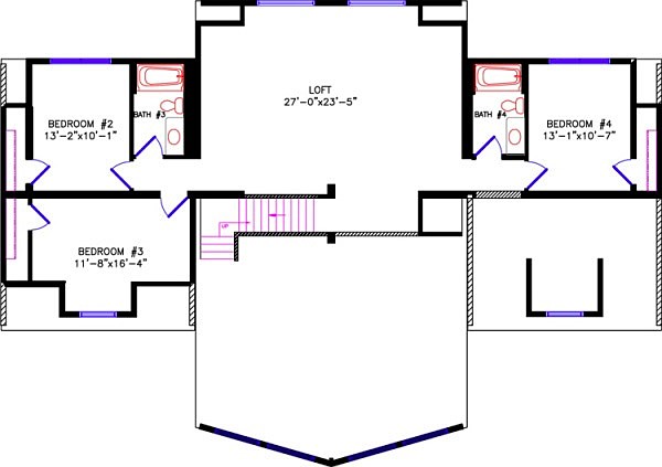 Floor Plan: 4750 Loft Upper Level