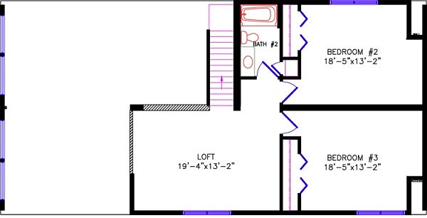 Floor Plan: 4790 Loft Upper Level