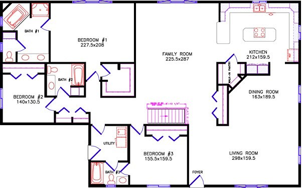 Floor Plan: 4820 Westbrook