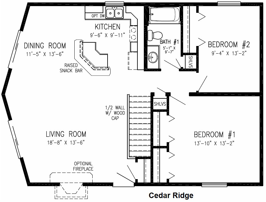 Floor Plan: Cedar Ridge