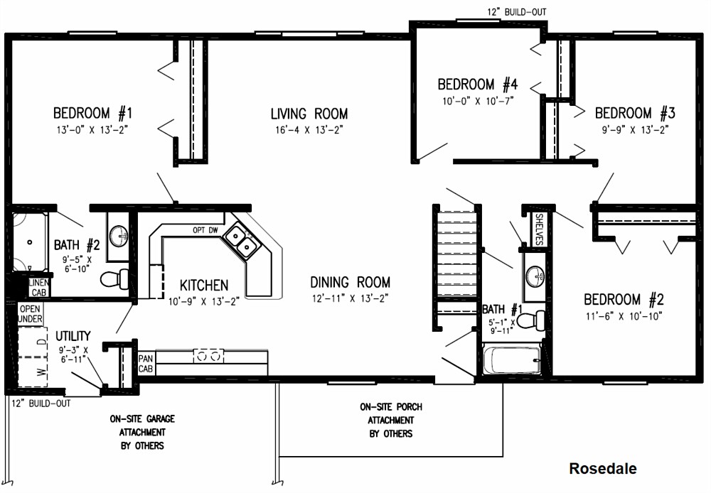 Floor Plan: Rosedale