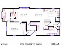 Telmark Model 8697 Floor Plans